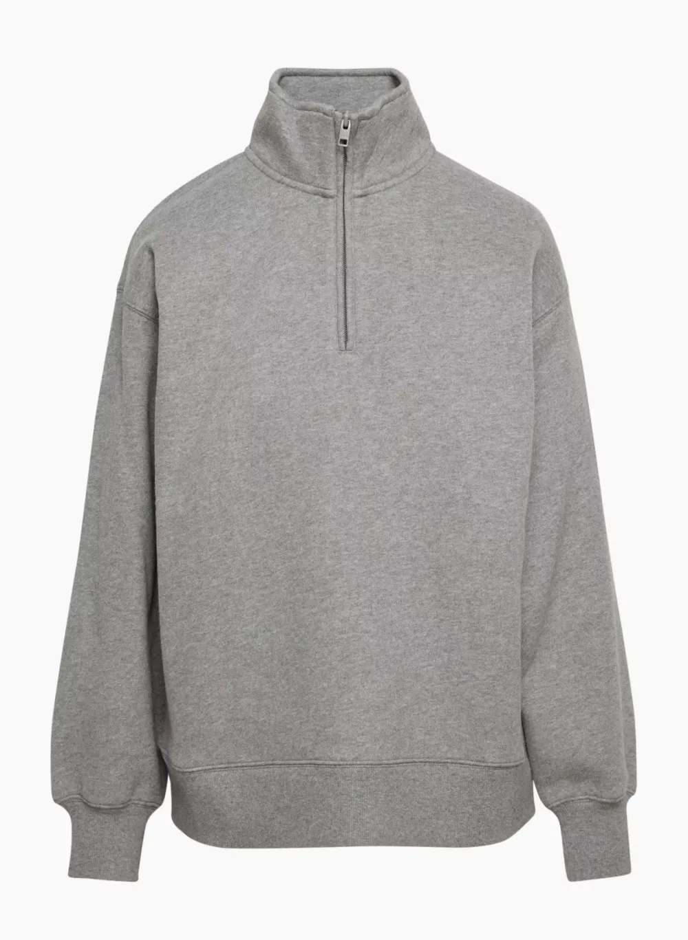 cozy fleece boyfriend 1/4 zip sweatshirt