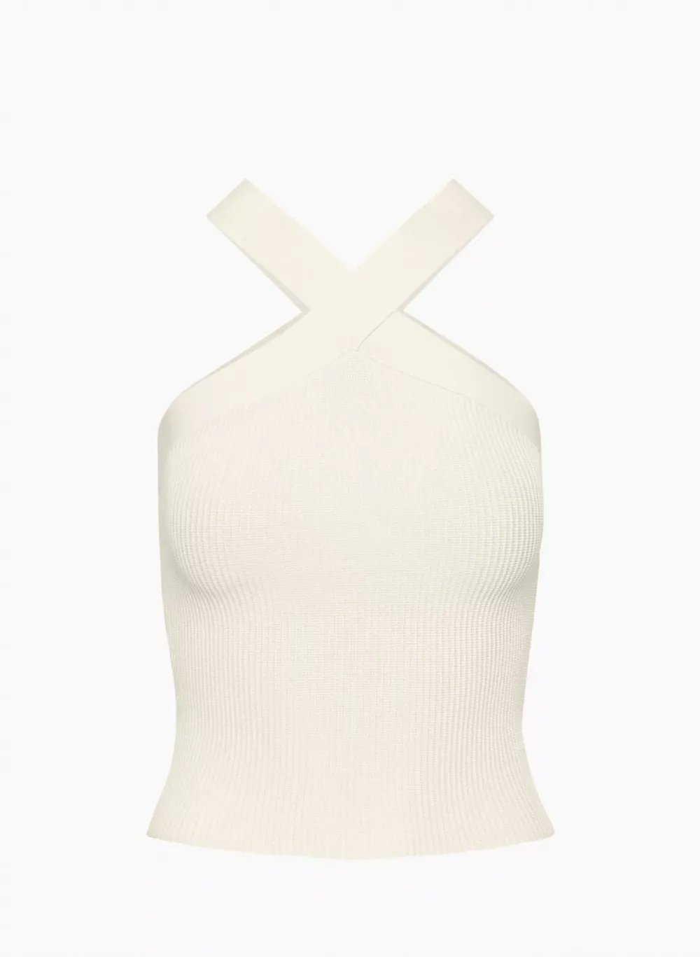 sculpt knit criss cross tank