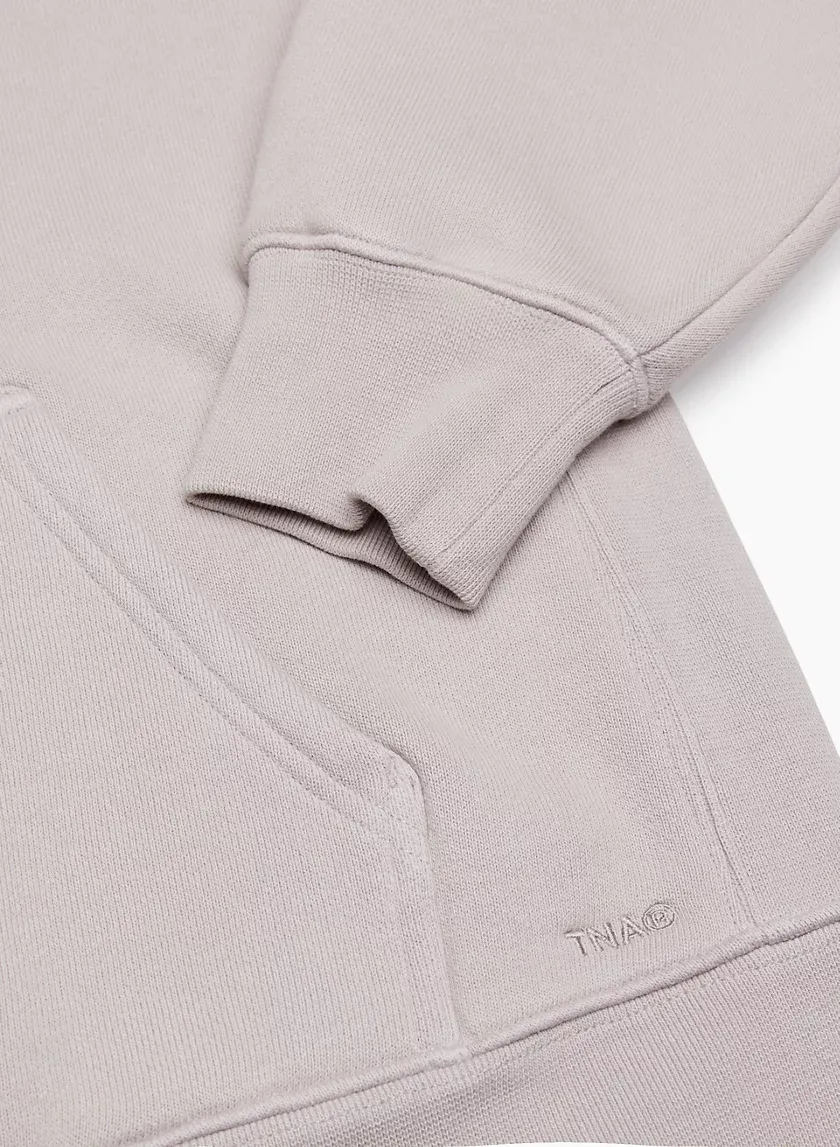 bubble fleece boyfriend hoodie