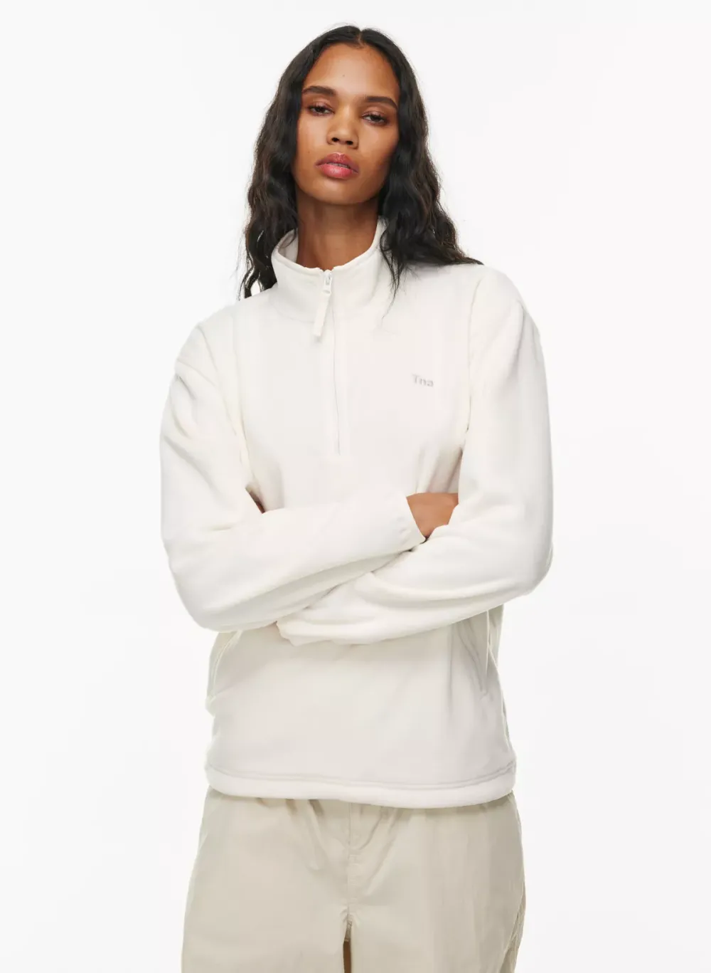 sno polar 1⁄4 zip hip sweater