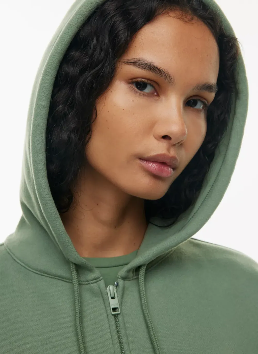 cozy fleece boyfriend boxy zip hoodie