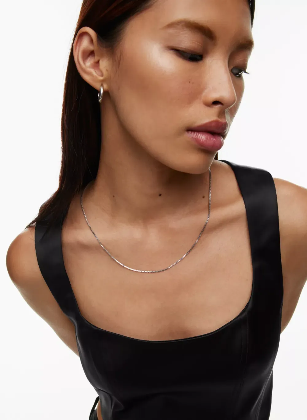 shiloh satin bustier