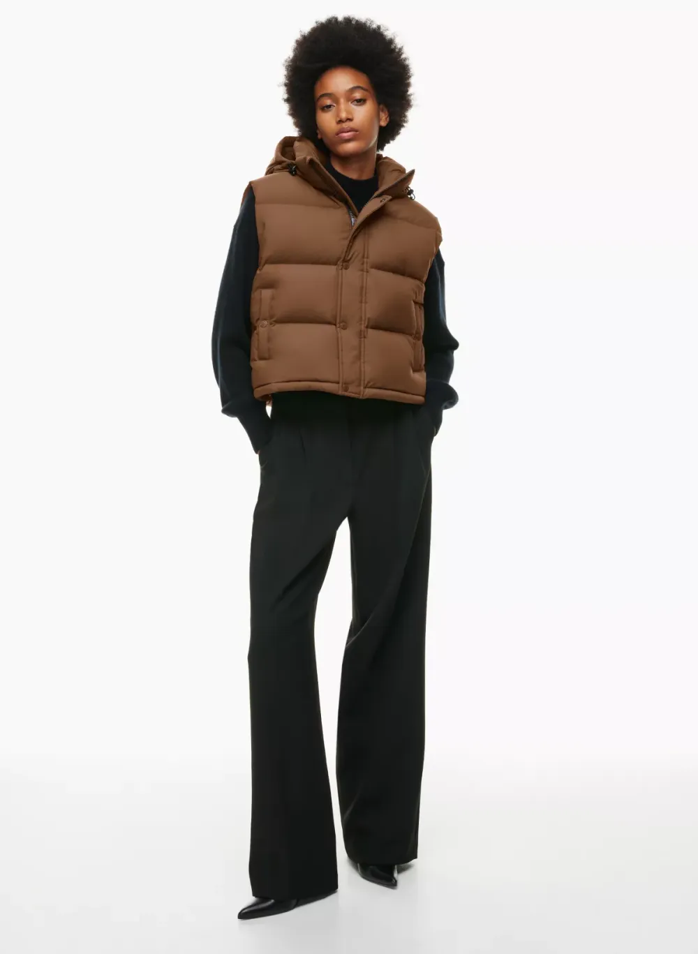 the super puffTM shorty vest