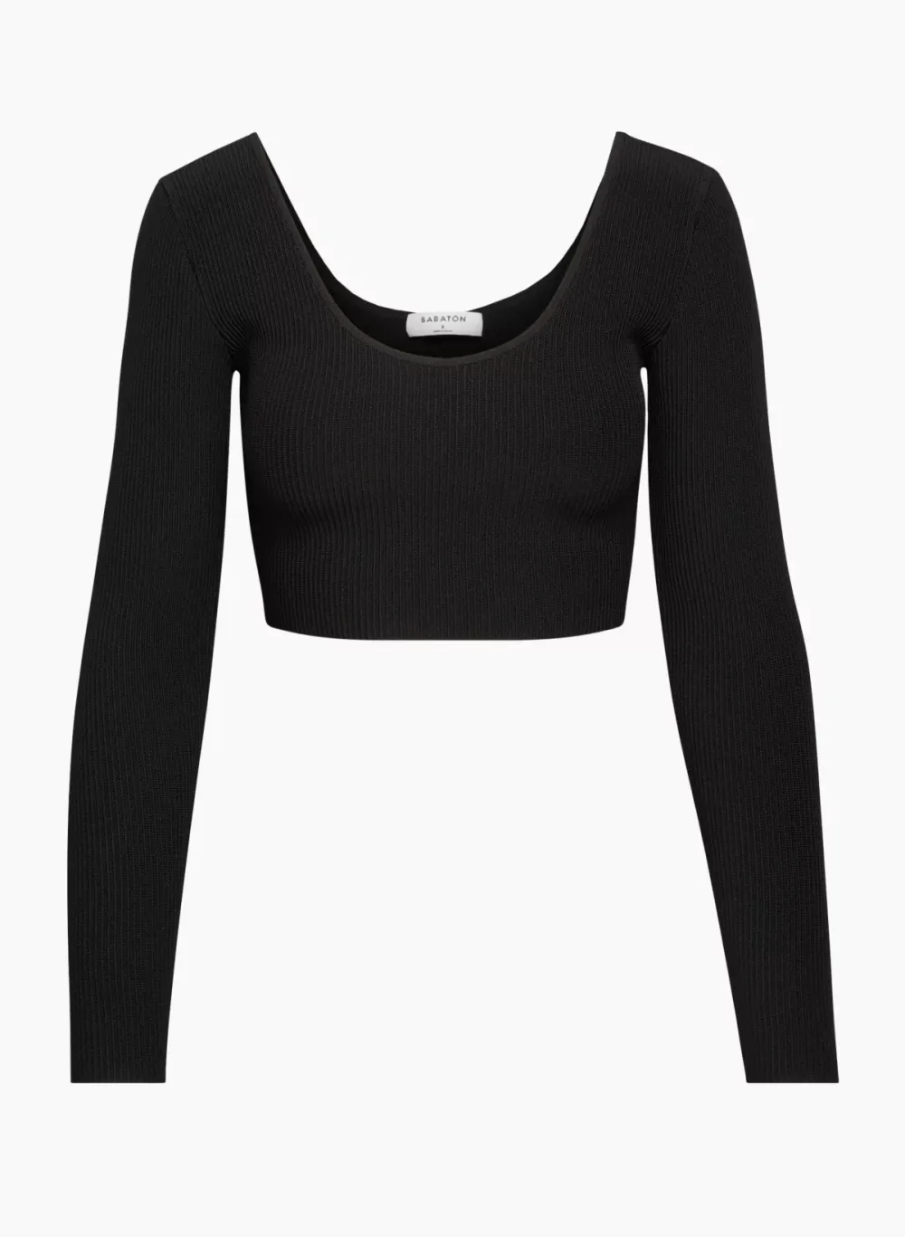 sculpt knit scoopneck longsleeve