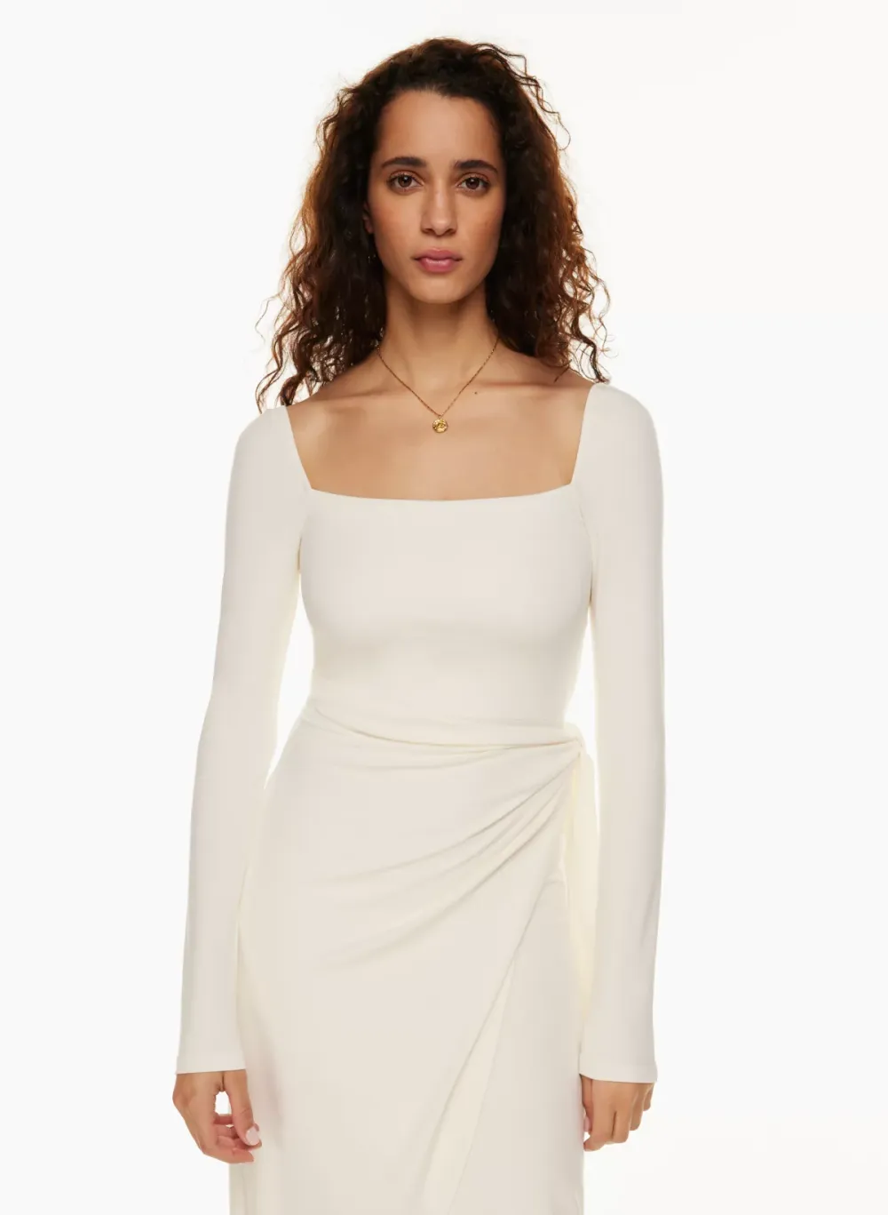 saturn longsleeve midi dress