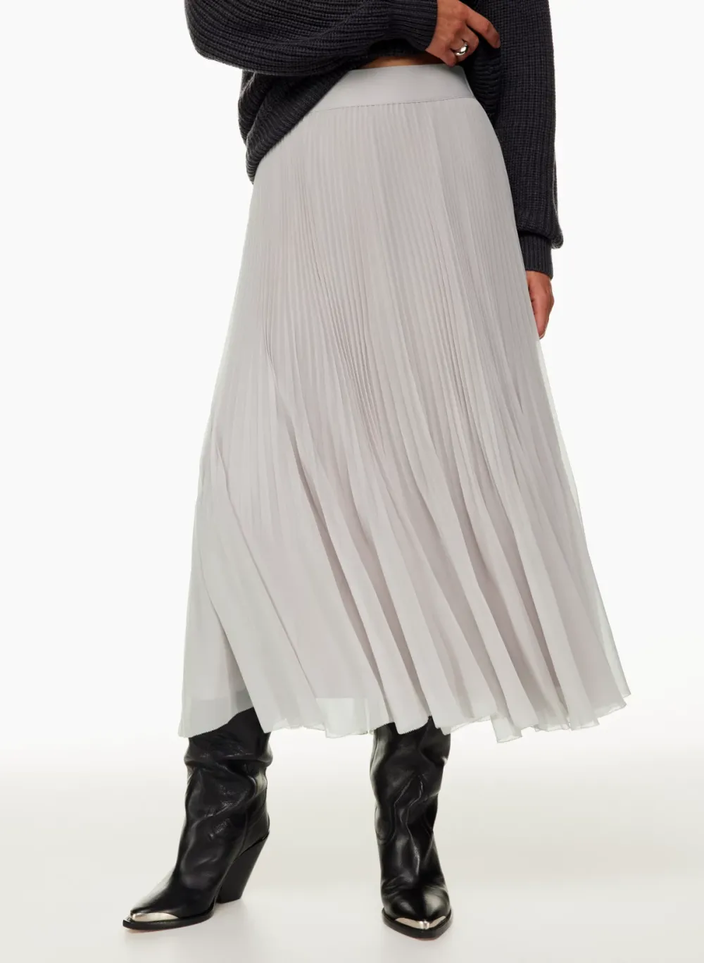 twirl midi skirt
