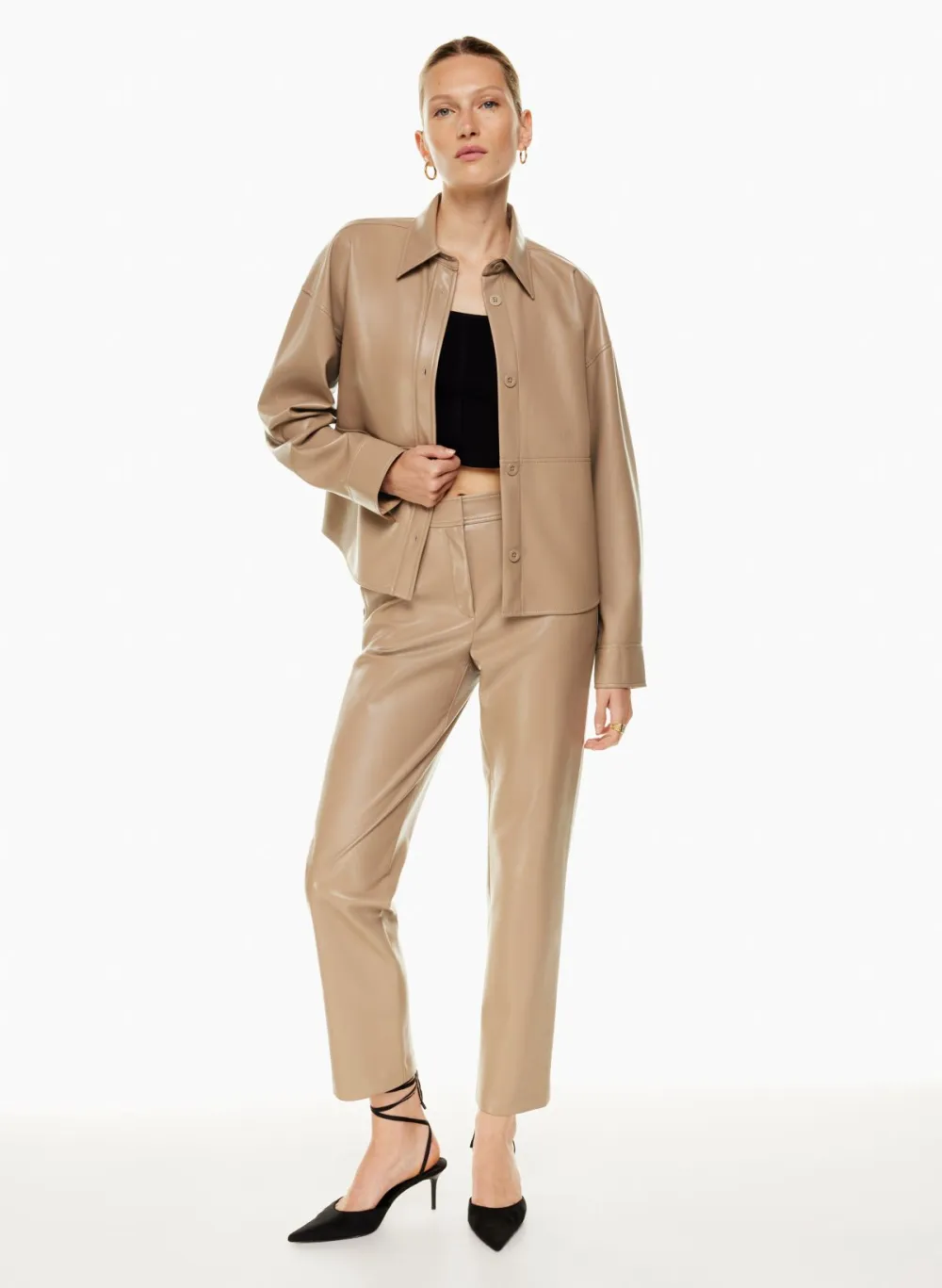 pelli hip shirt jacket