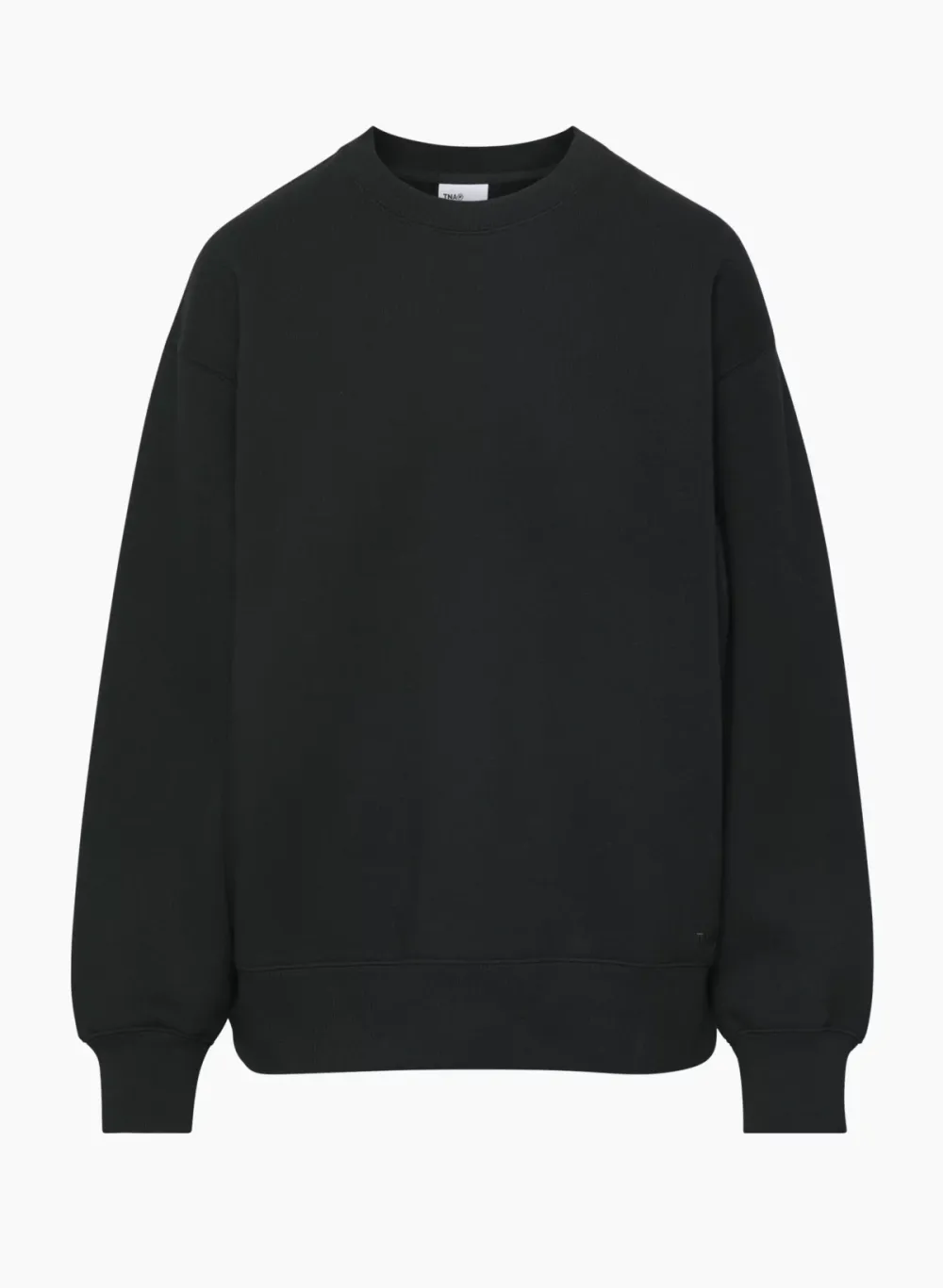 bubble fleece boyfriend crew sweatshirt