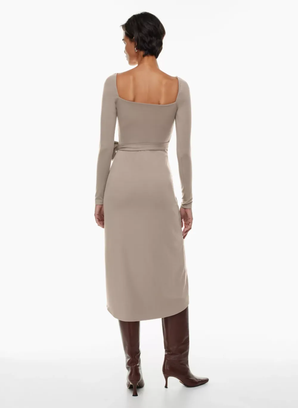 saturn longsleeve midi dress