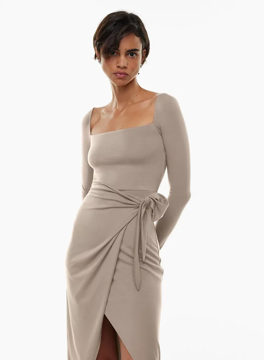 saturn longsleeve midi dress