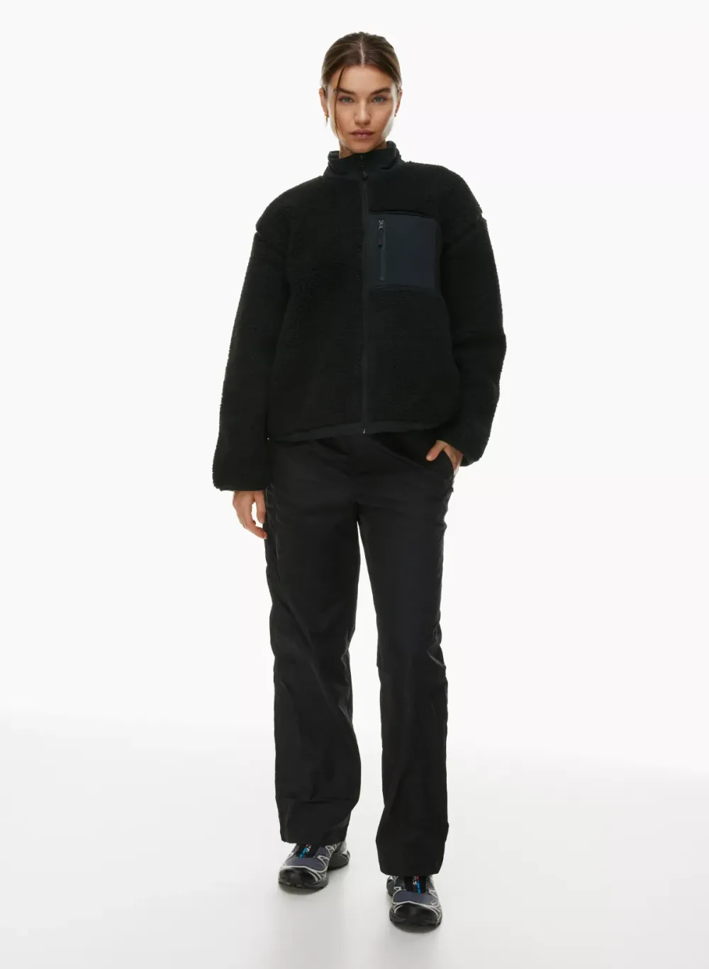 snoblock polar shred mockneck jacket