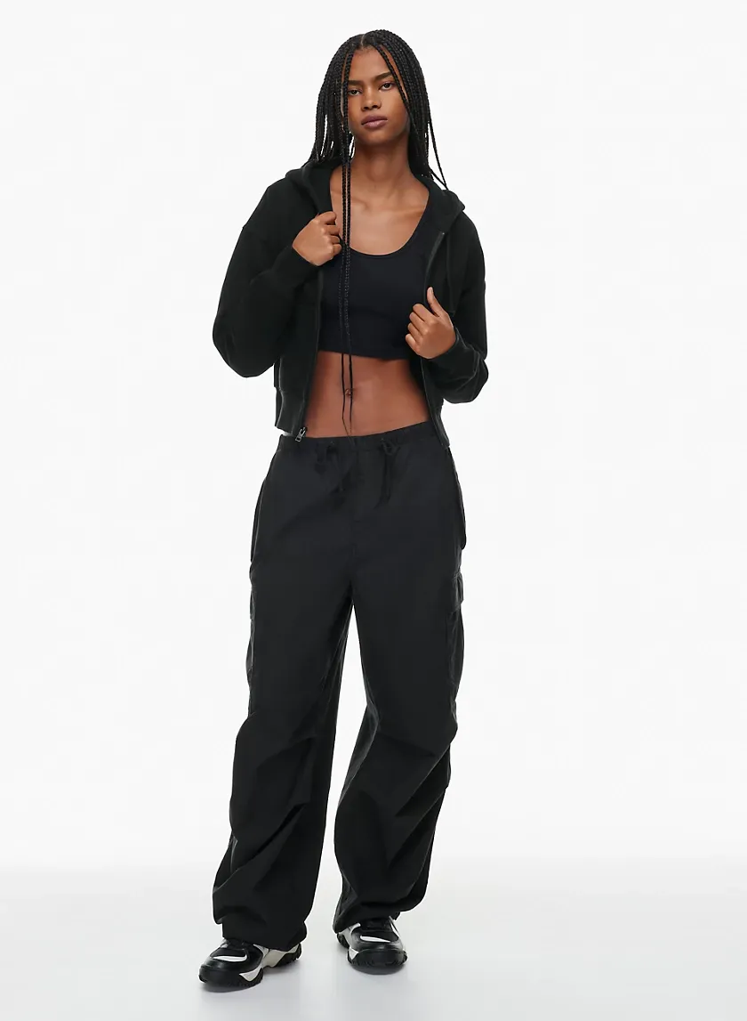 homestretchTM scoopneck cropped tank