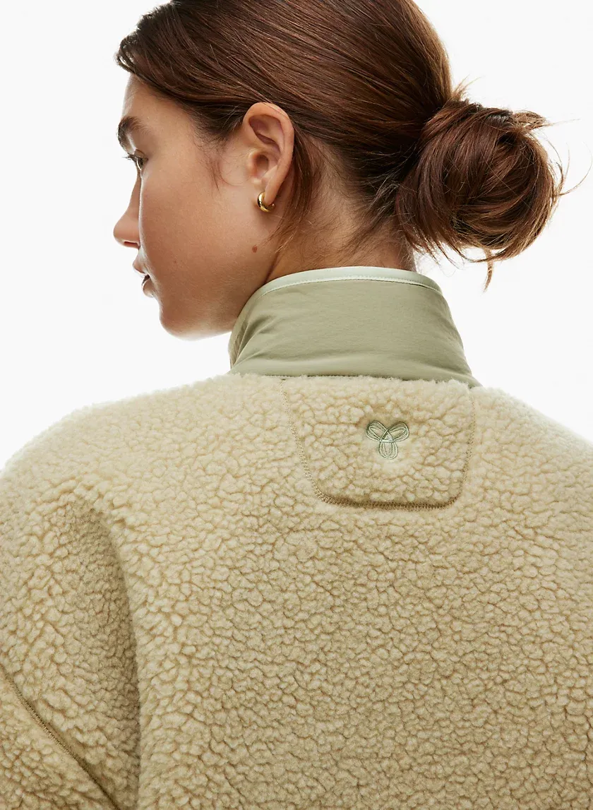 snoblock polar shred mockneck jacket