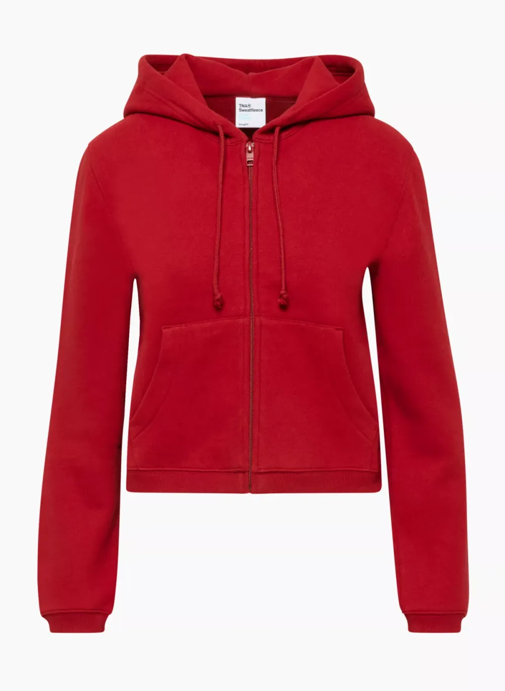 cozy fleece snug zip hoodie