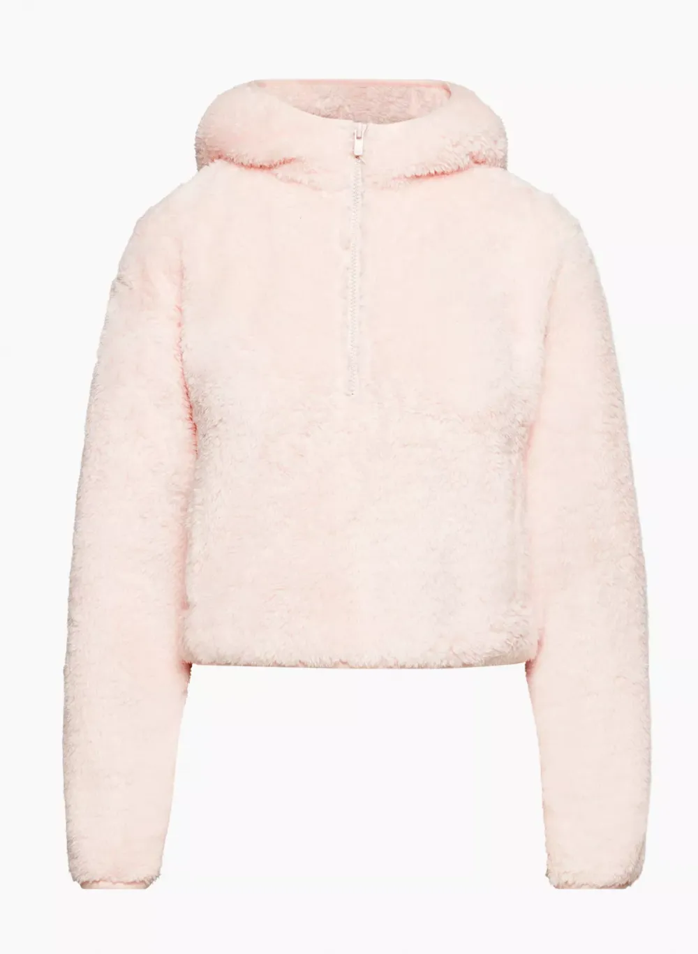 fuzzy zip hoodie