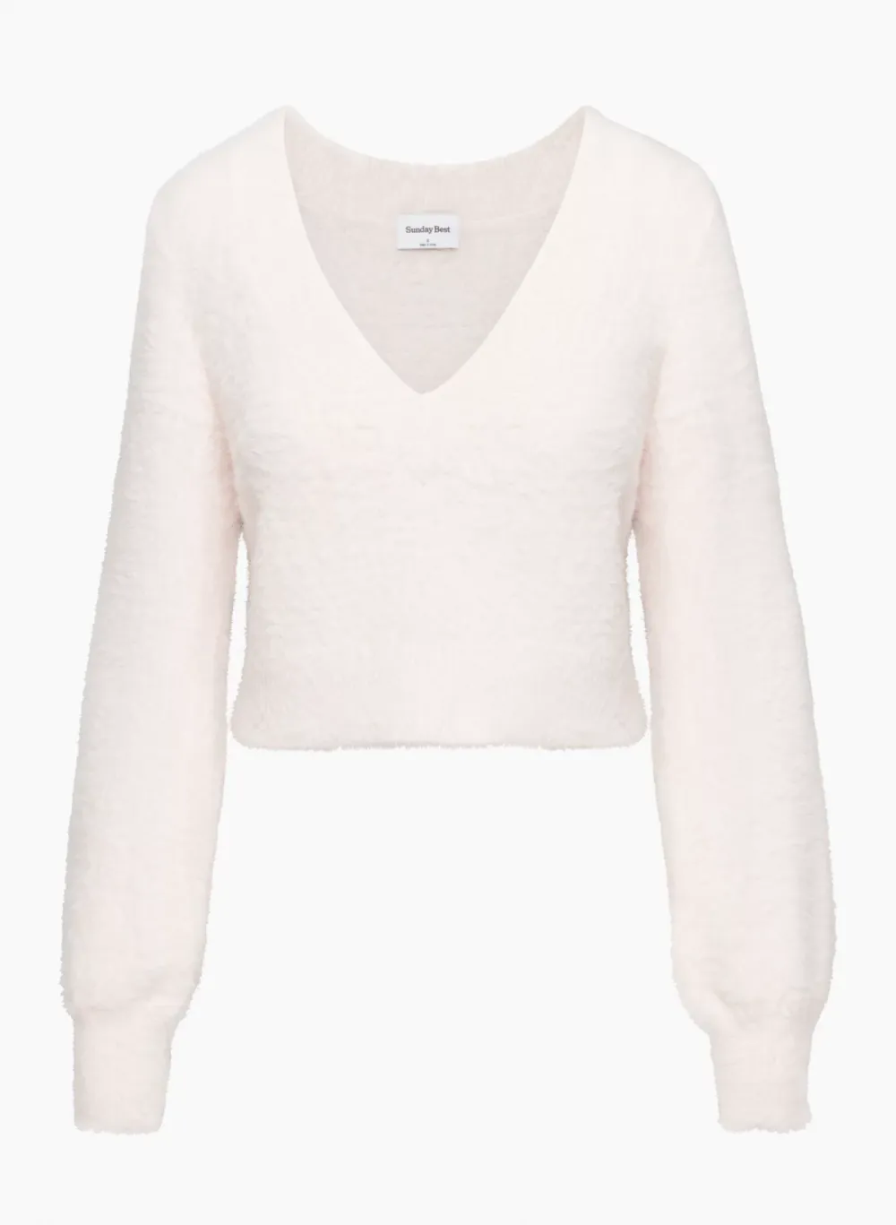 kitten v-neck sweater