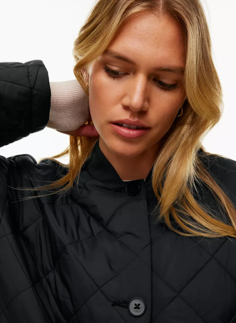 pavant quilted long jacket