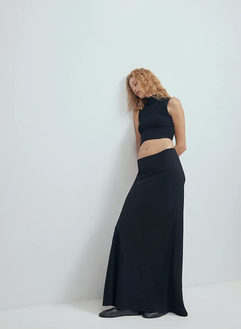 sculpt knit mockneck tank