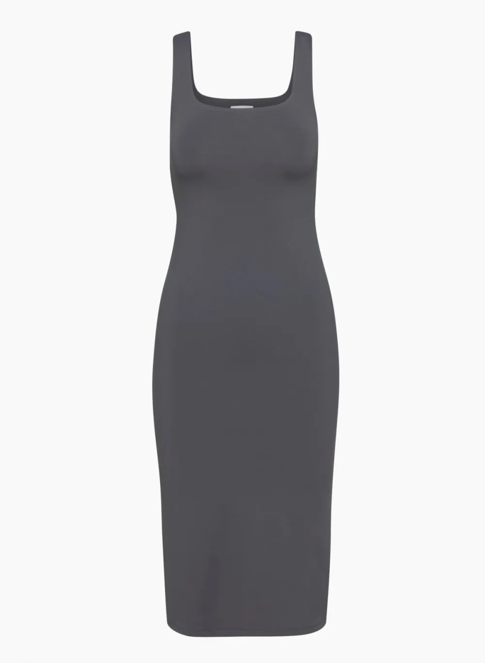 contour squareneck midi dress