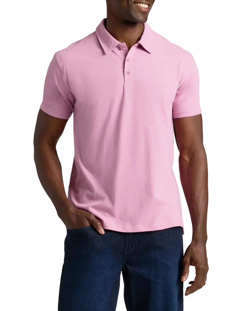 Men'S Casual Business POLO Shirt, Breathable Pique Fabric,Classic Polo