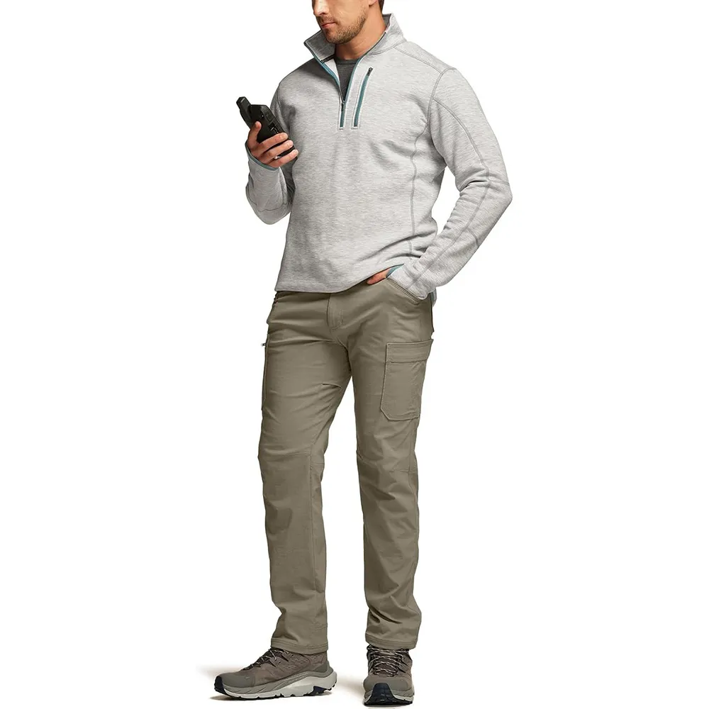 Men's Cool Flex Tactical Pants, Water Resistant Lightweight Stretch Cargo Work Hiking Pants