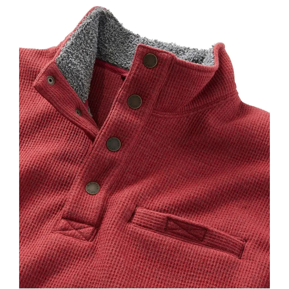 Men's Katahdin Iron Works Bonded Waffle Fleece, Mockneck