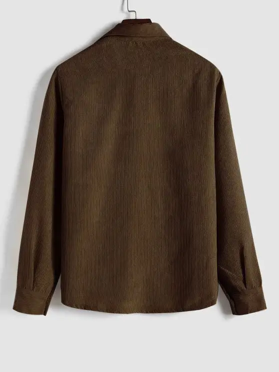 Men’s Corduroy Long-Sleeve Shirt