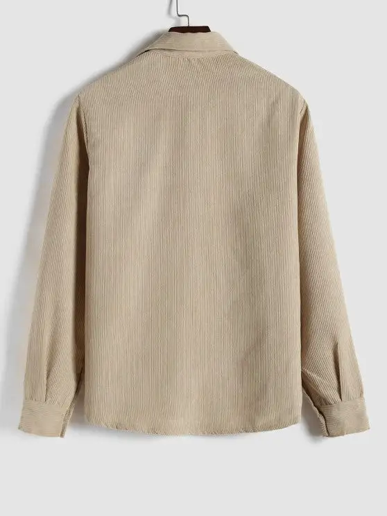 Men’s Corduroy Long-Sleeve Shirt