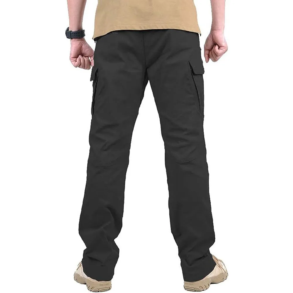 Men's Assault Tactical Pants Lightweight Cotton Outdoor Military Combat Cargo Trousers