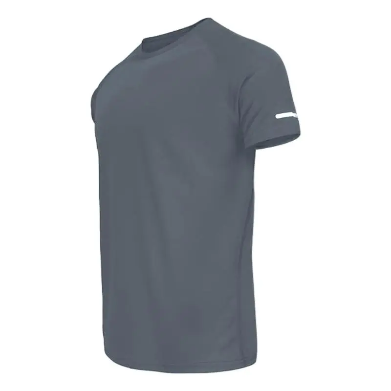 🔥12-Pack Men's Plain Reflective Design Sports Tee, Breathable Quick Drying Short Sleeve T-shirt