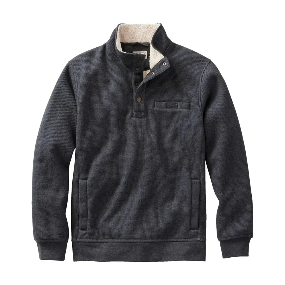 Men's Katahdin Iron Works Bonded Waffle Fleece, Mockneck