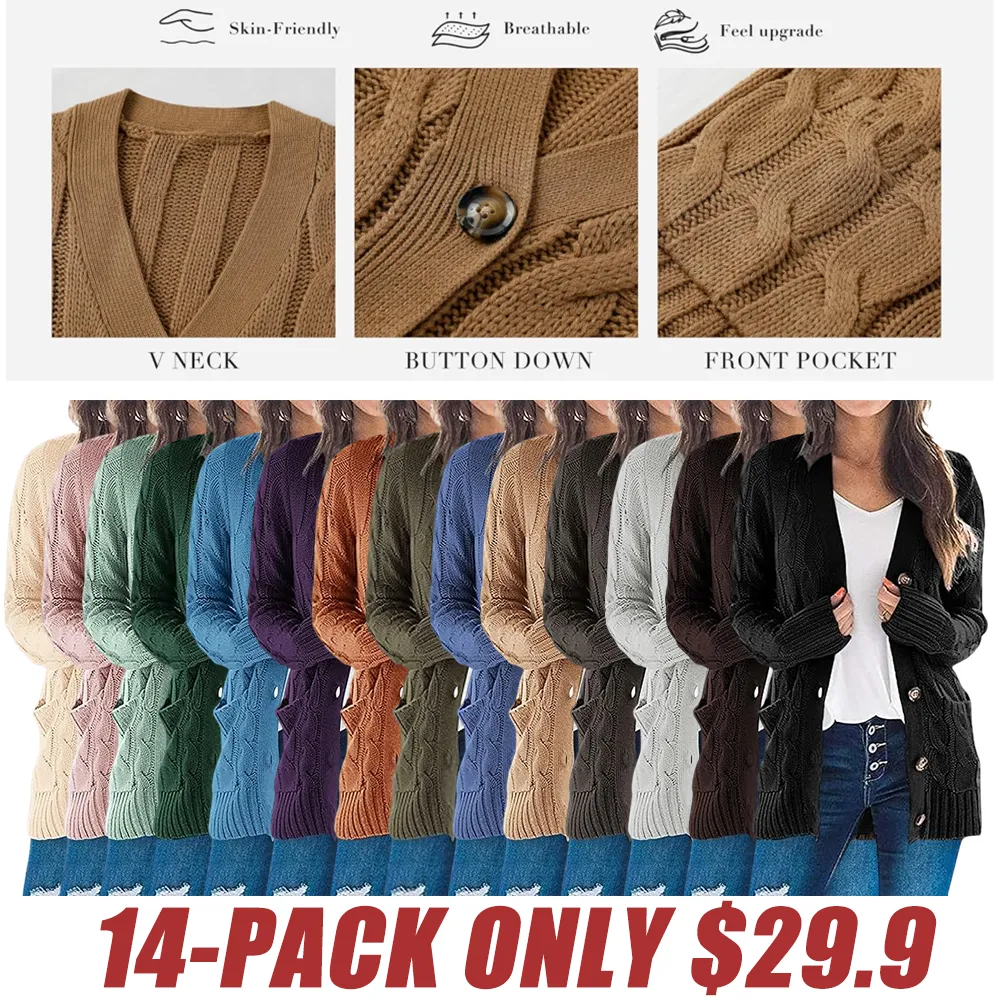 Women's Open Front Cardigan Sweaters