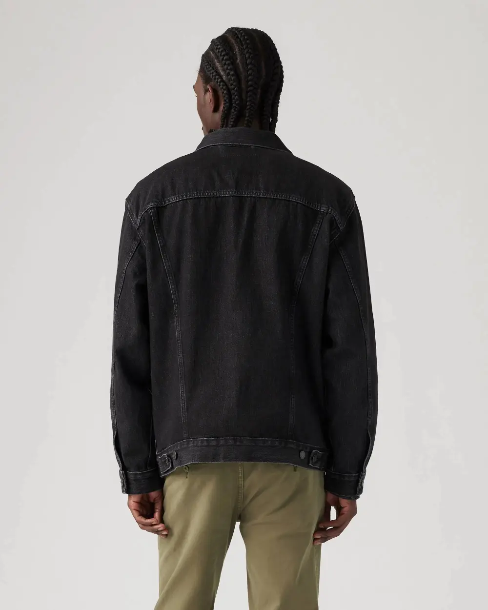 Men's 6-Pack Relaxed Fit Trucker Denim Jacket