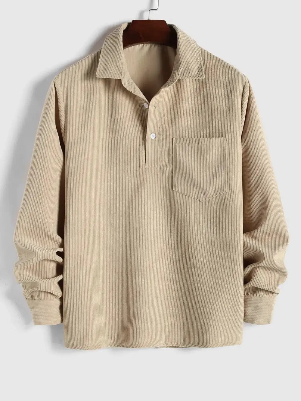 Men’s Corduroy Long-Sleeve Shirt