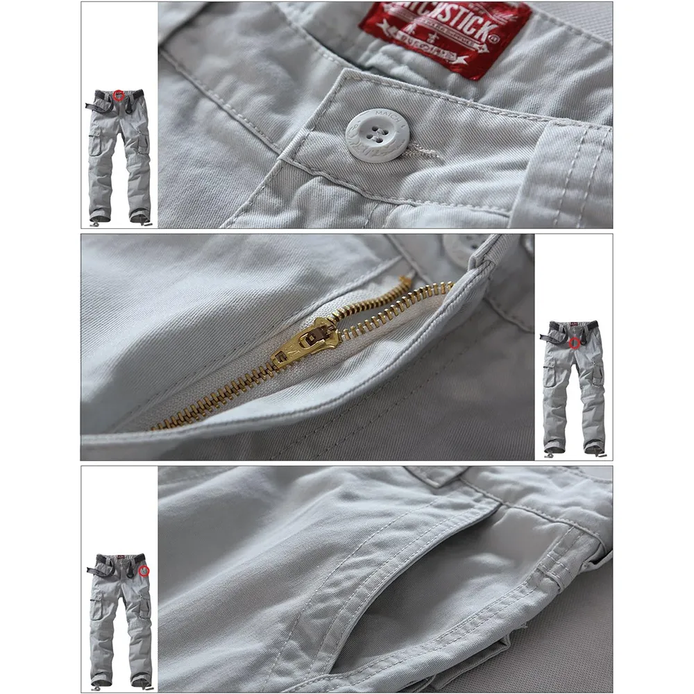 Men's Casual Wild Cargo Pants Outdoors Work Wear