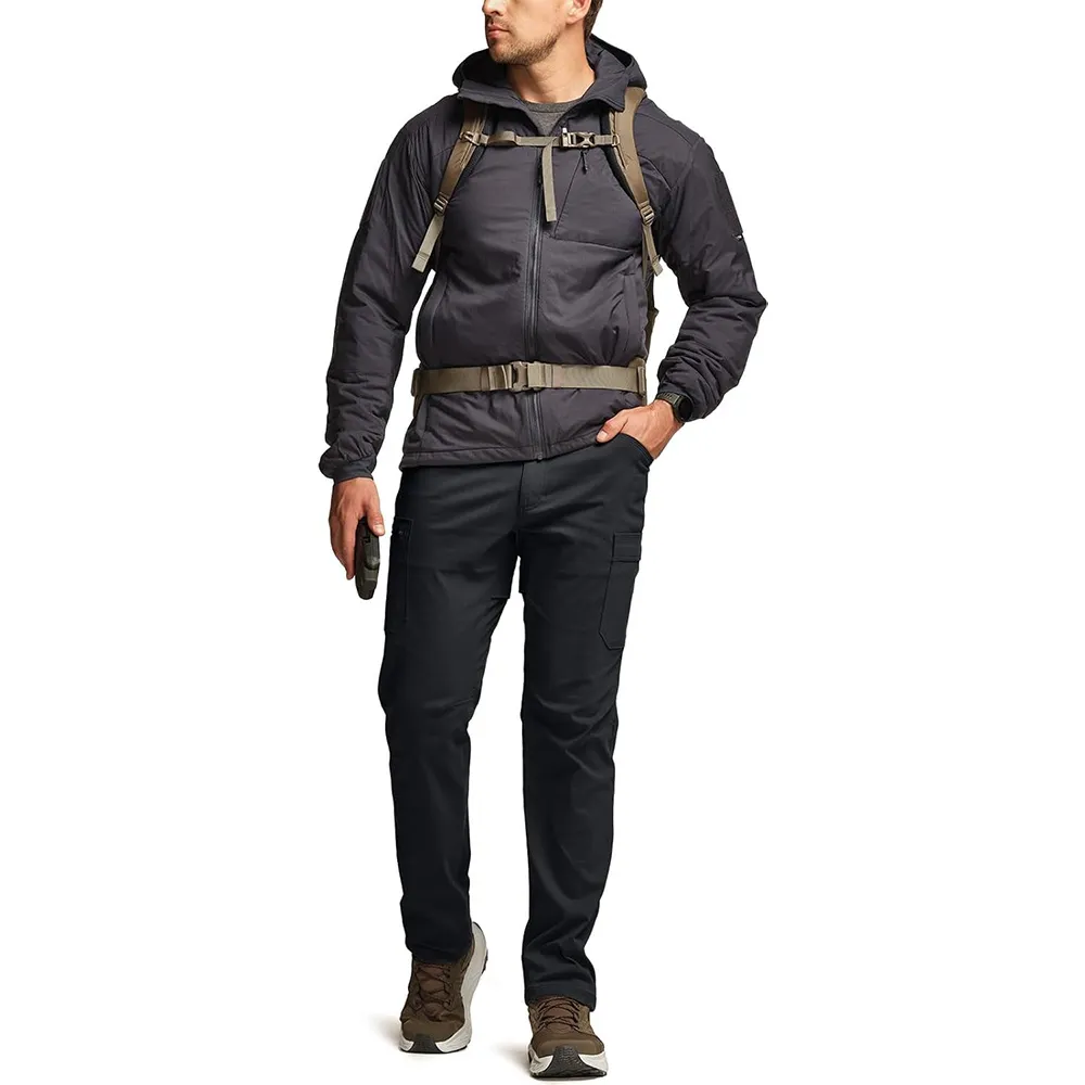 Men's Cool Flex Tactical Pants, Water Resistant Lightweight Stretch Cargo Work Hiking Pants