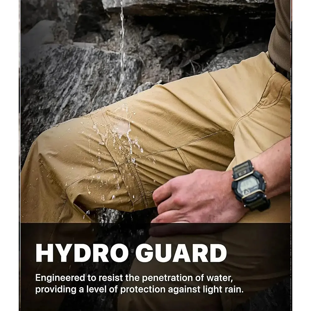 Men's Convertible Cargo Tactical Pants, Water Resistant Outdoor Hiking Pants