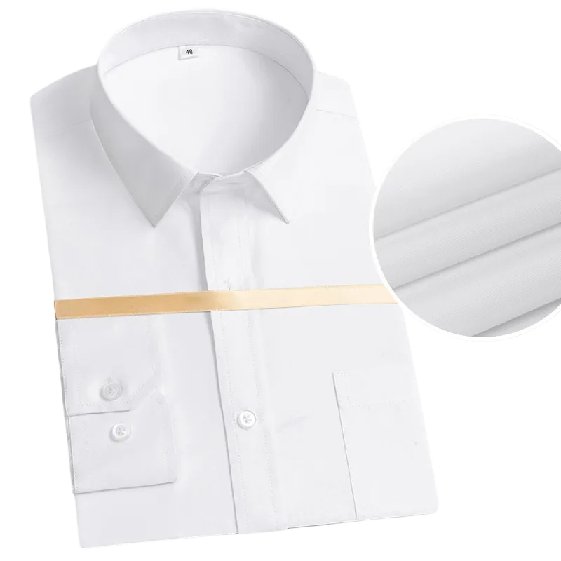 Business Shirt Men'S Long Sleeves With Suit Shirt Men'S Professional Work Shirt