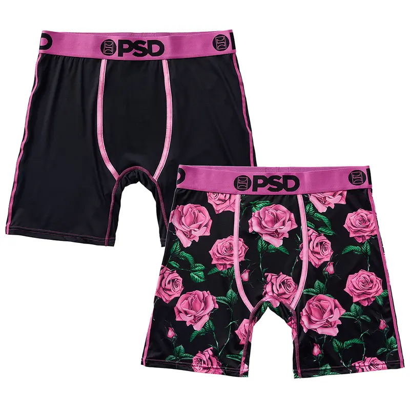 PSD Men's Mystery Boxer Brief 6-Pack Bundle Standard Length 7 Inch Inseam