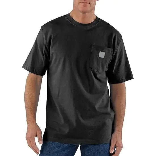 🏆Men's product sells best first 🔥  Men's  Workwear Loose Fit Heavyweight Short-Sleeve Pocket T-Shirt (Also Available in Big & Tall)