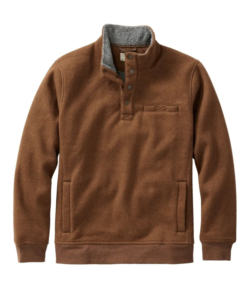 Men's Katahdin Iron Works Bonded Waffle Fleece, Mockneck