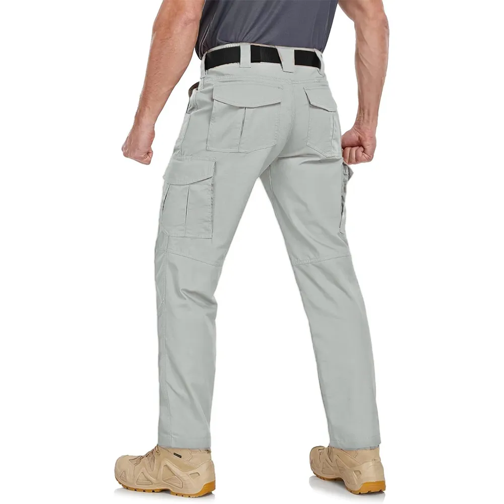 Men's Ripstop Water-Resistant Cargo Pants,Ripstop Water Resistant Hiking Work Pants