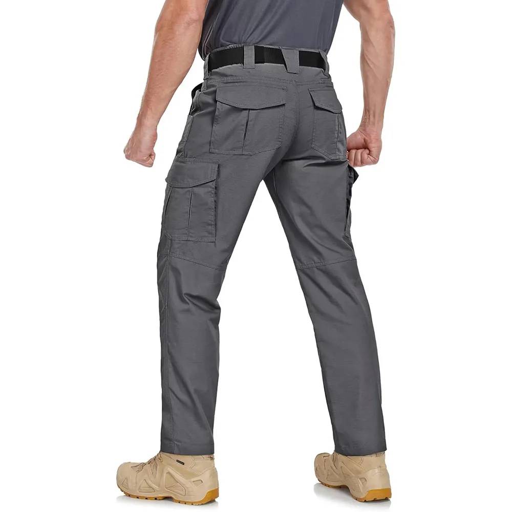 Men's Ripstop Water-Resistant Cargo Pants,Ripstop Water Resistant Hiking Work Pants