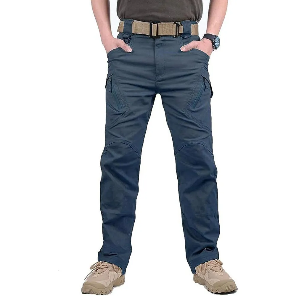 Men's Assault Tactical Pants Lightweight Cotton Outdoor Military Combat Cargo Trousers