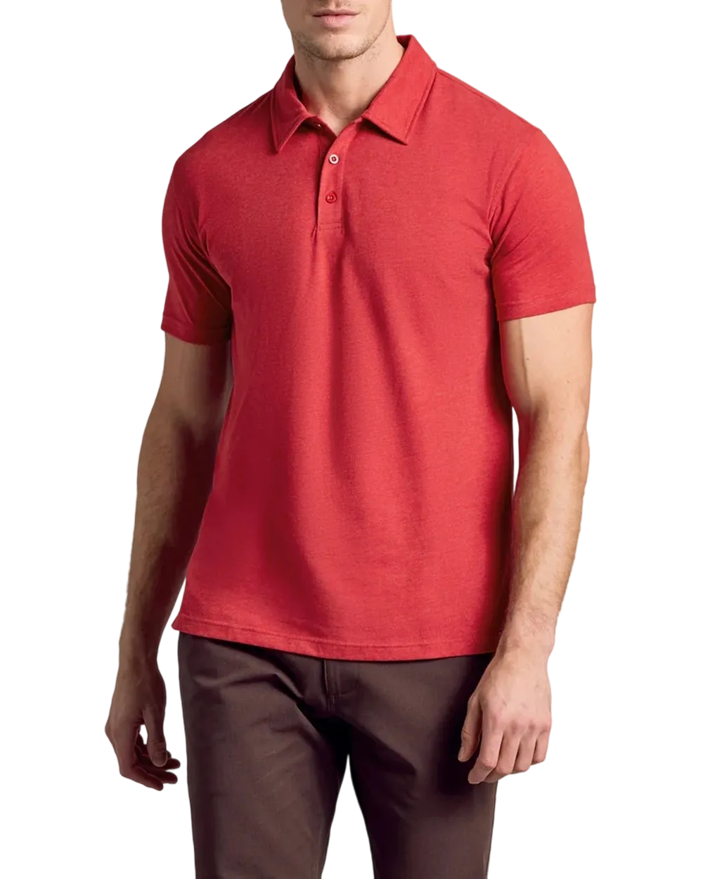 Men'S Casual Business POLO Shirt, Breathable Pique Fabric,Classic Polo