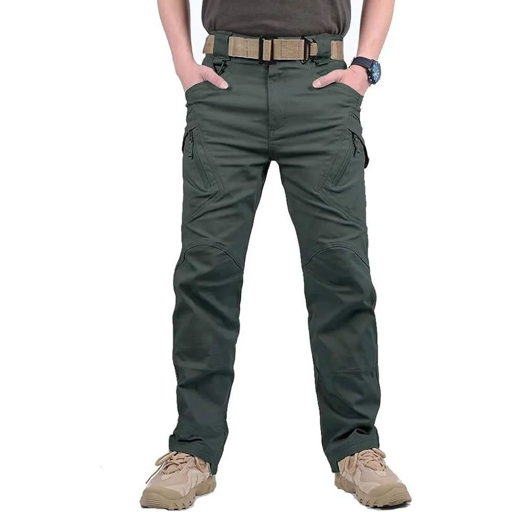 Men's Assault Tactical Pants Lightweight Cotton Outdoor Military Combat Cargo Trousers