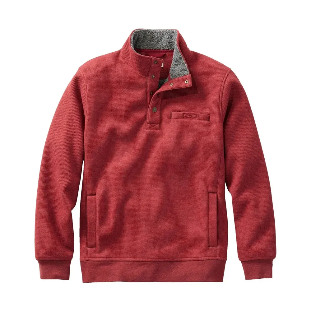 Men's Katahdin Iron Works Bonded Waffle Fleece, Mockneck