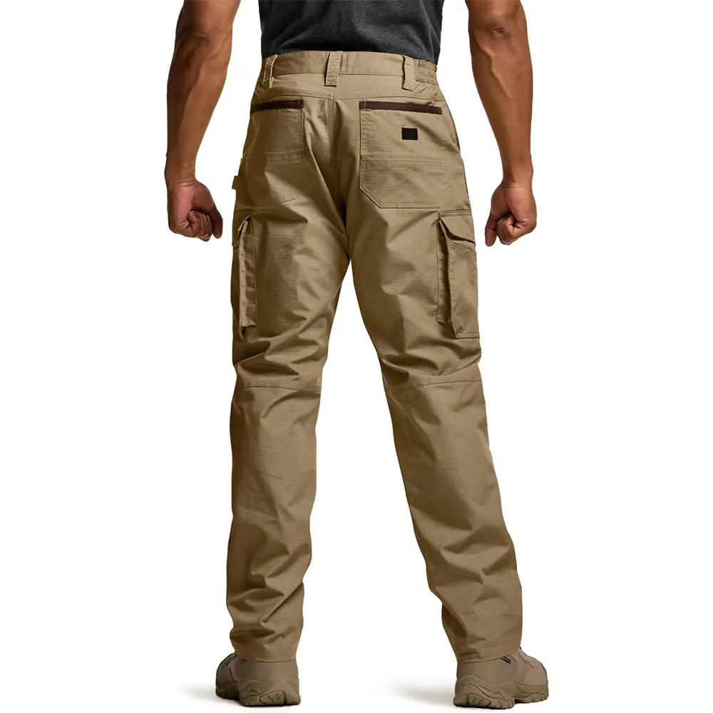 Men's Ripstop Work Pants,Water Resistant Outdoor Tactical Pants