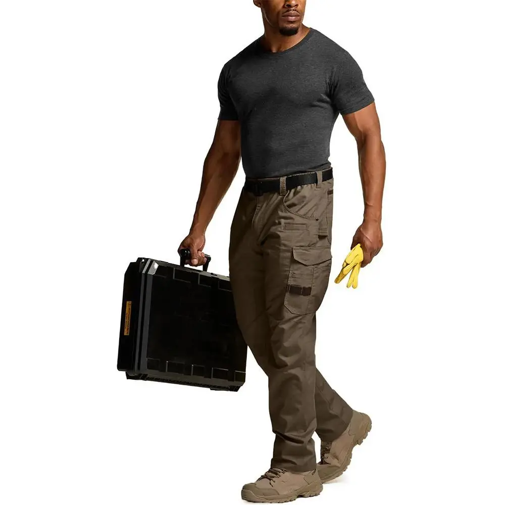 Men's Ripstop Work Pants,Water Resistant Outdoor Tactical Pants