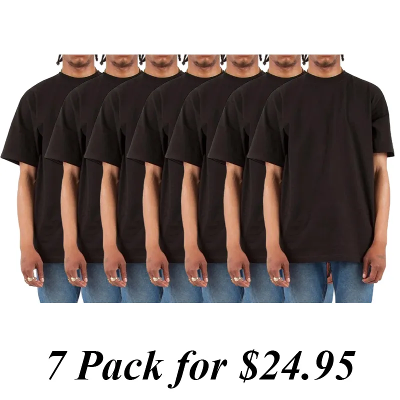 7PACK-Mens Casual Button Down Shirt